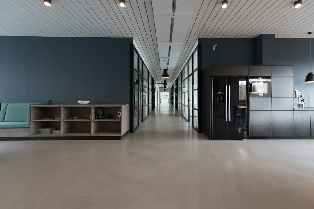 Modern open office interior